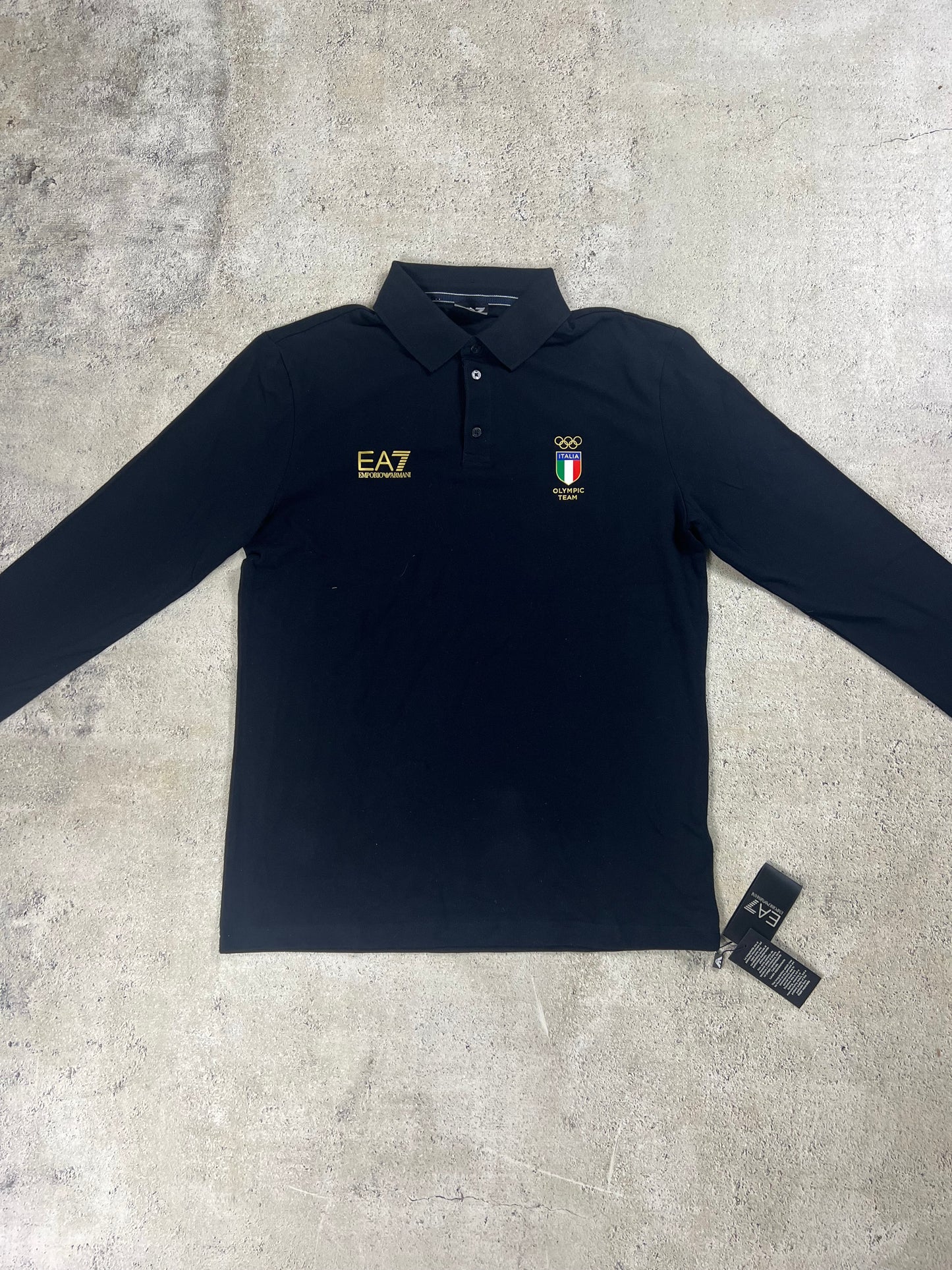 EA7 Italia Polo Longsleeve L