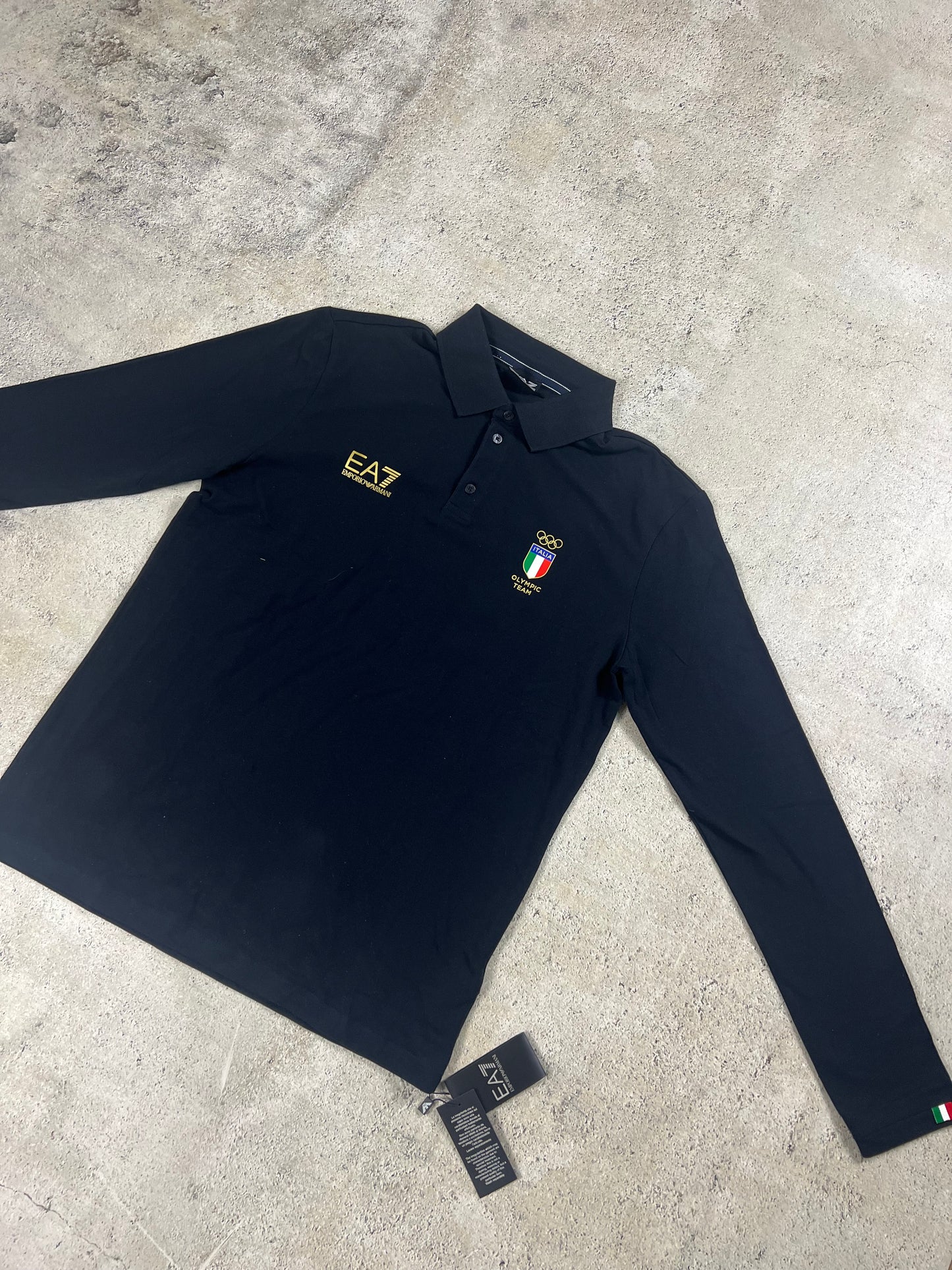 EA7 Italia Polo Longsleeve L