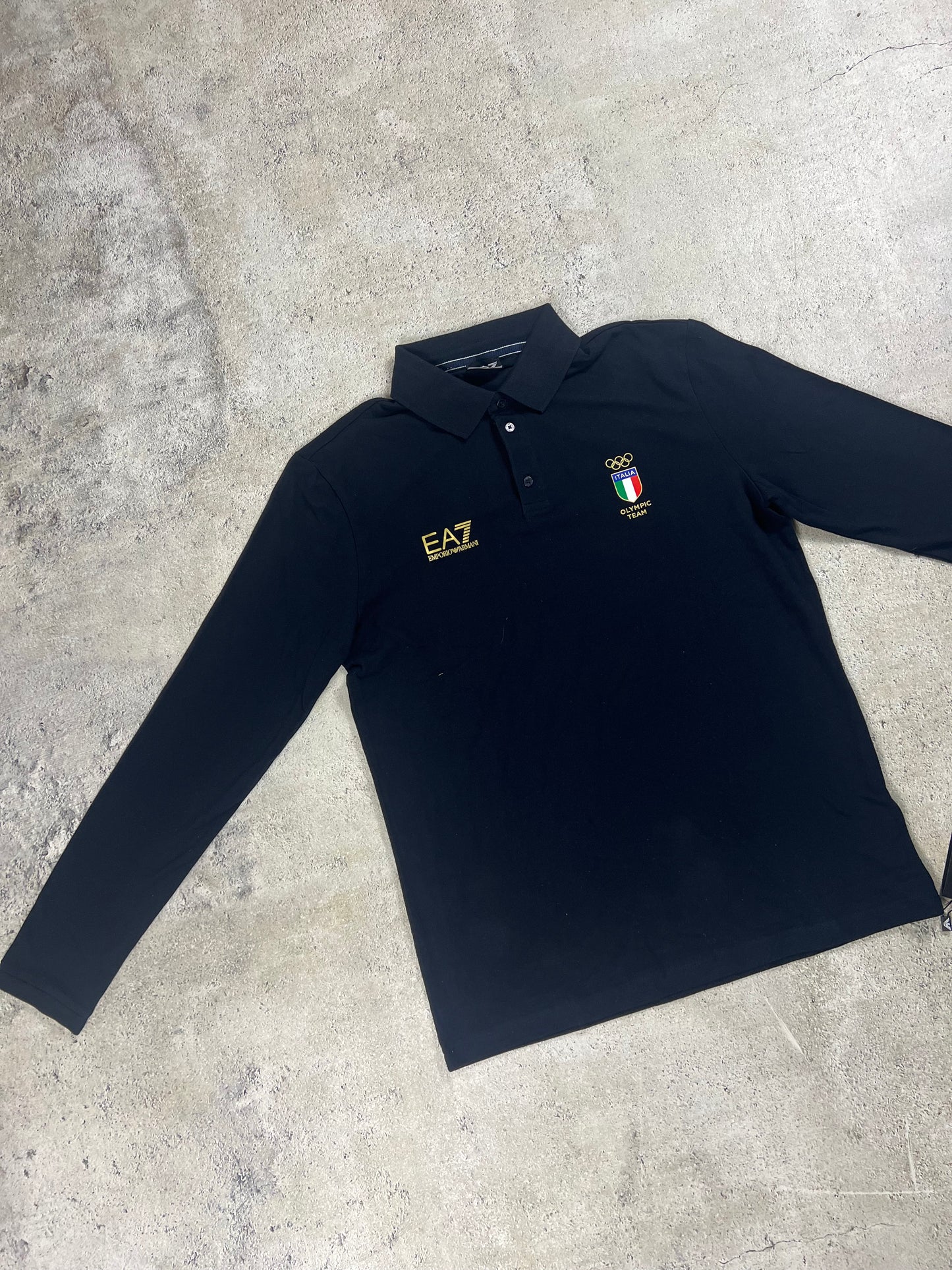 EA7 Italia Polo Longsleeve L