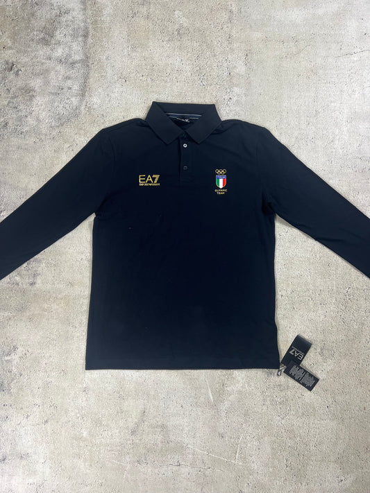 EA7 Italia Polo Longsleeve L